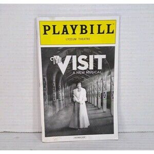 The Visit Playbill May 2015 Lyceum Theatre Broadway Musical Theater Program
